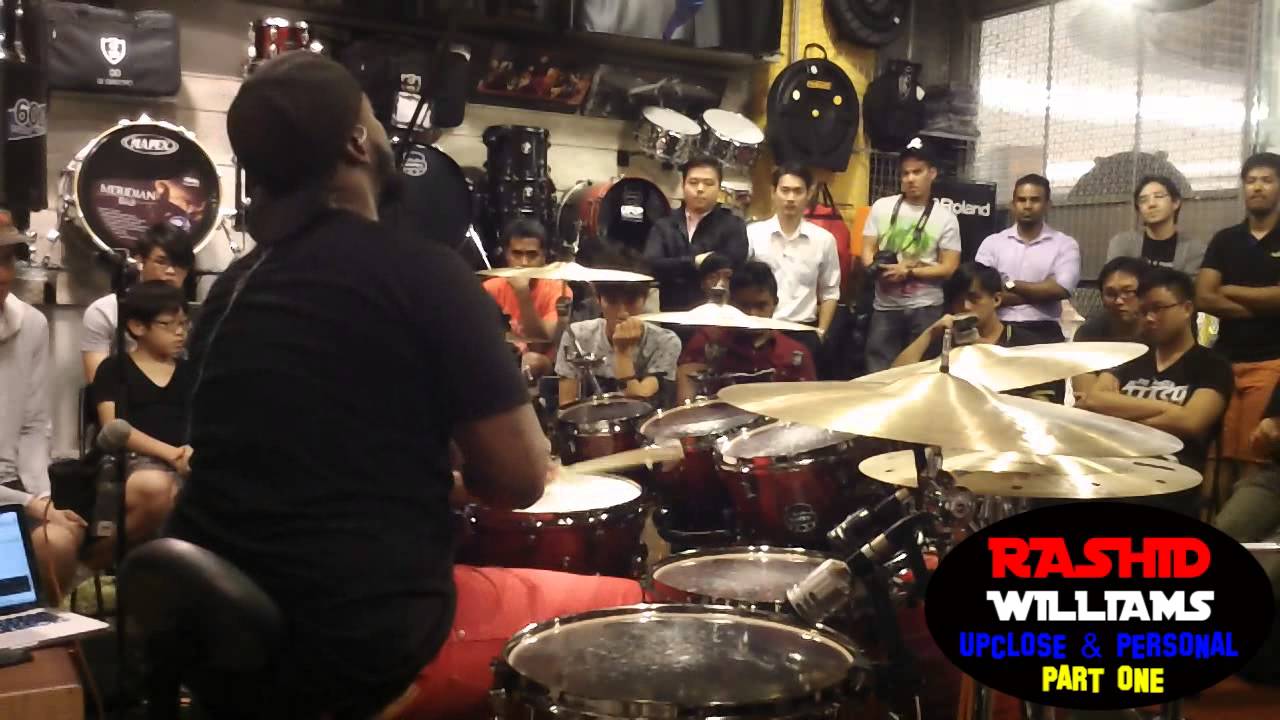 Up Close And Personal: Rashid Williams Drum Clinic Pt.One (of Four ...