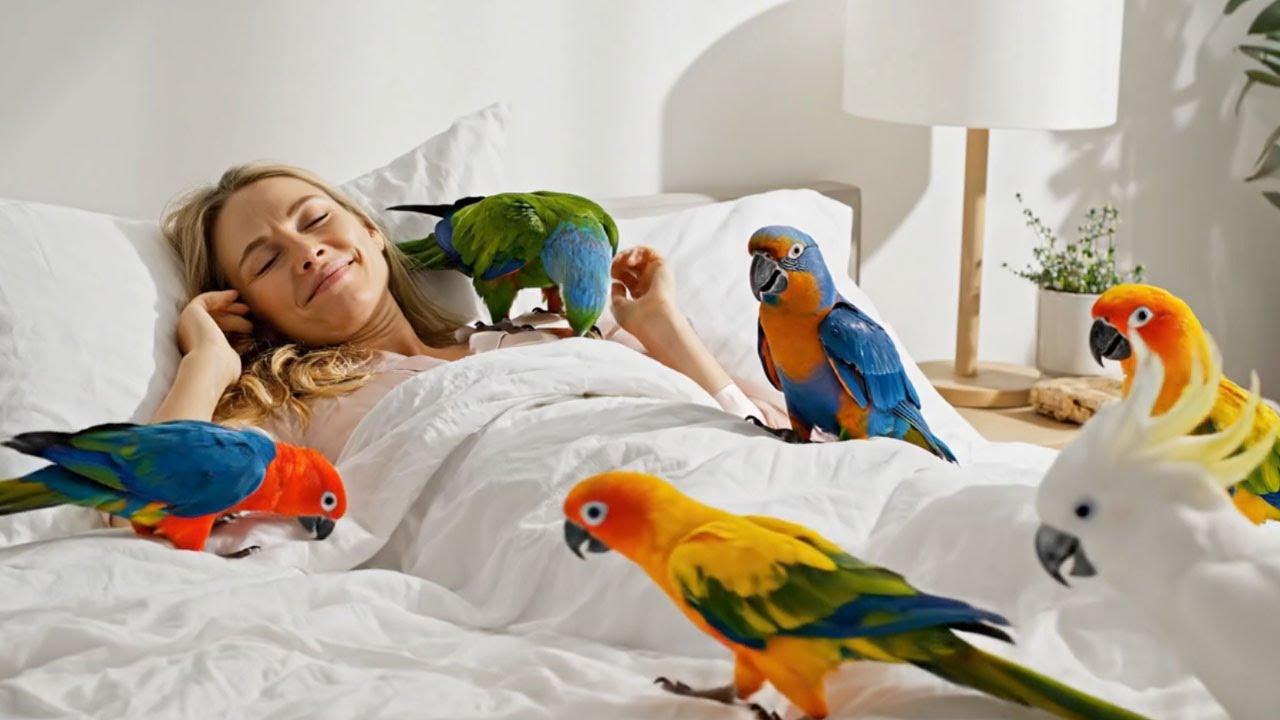 “Who Would Wake You Up? 🦜 Magical Parrot Morning ASMR”