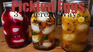 Make 3 different kinds of Pickled Eggs with us!