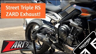 Zard Exhaust Install | 2024 Street Triple RS