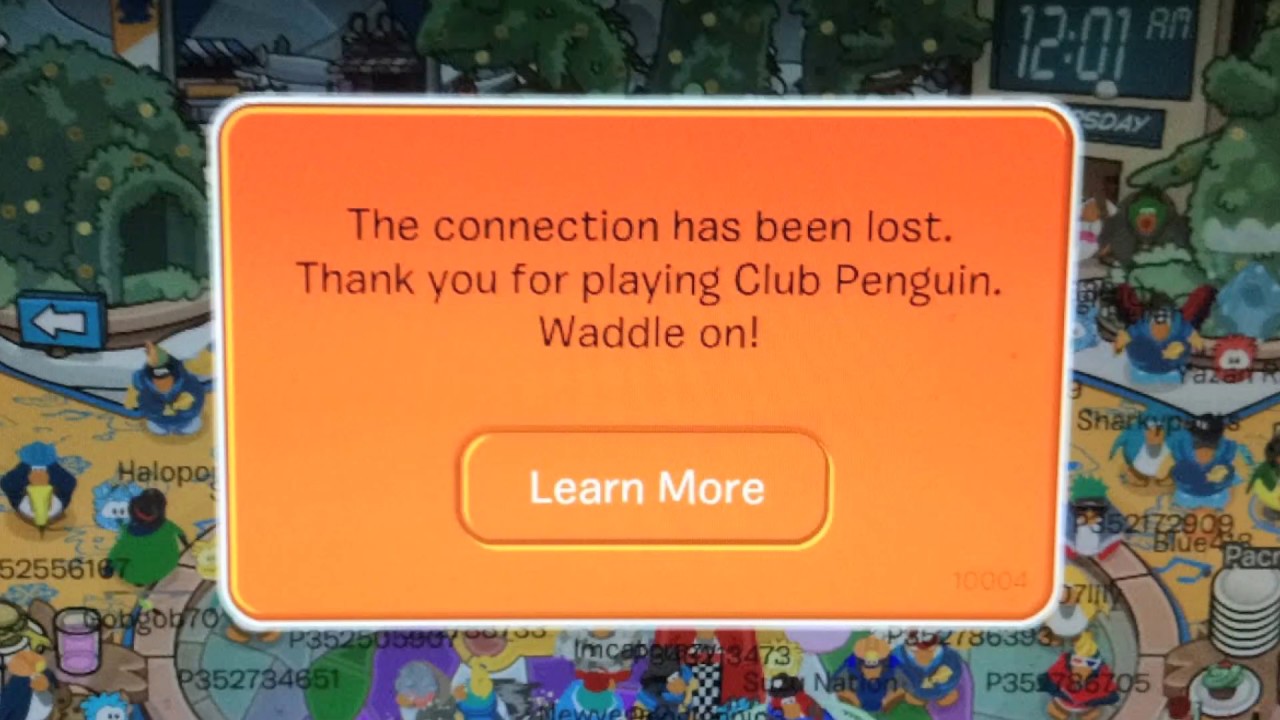 Where Was You When Club Penguin Was Kill