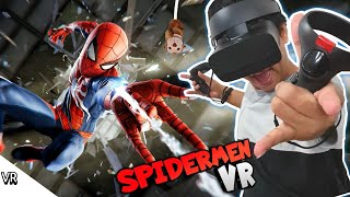 WOOHHOOOOO!! MARII MELUNCAT DAN BERGELANTUNGAN BERSAMAKU!! Spiderman VR [SUB INDO] ~Laba2 Ganteng!