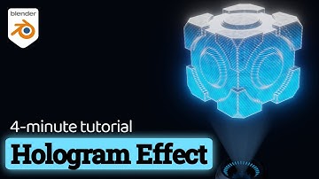 Hologram Effect in Blender (Short Tutorial)