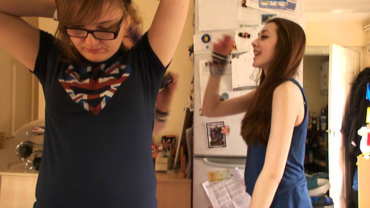 Dancing on the kitchen tiles.. - YouTube