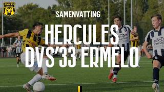 DVS'33 ERMELO VERLIEST ONNODIG VAN HERCULES | Samenvatting - Derde Divisie