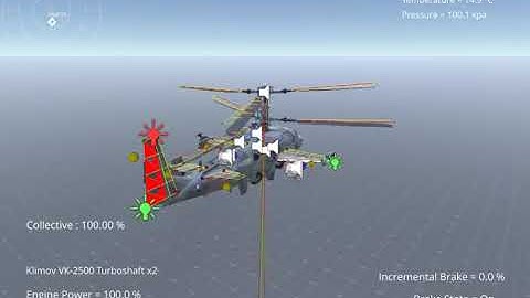 Silantro Unity3D Helicopter Simulator: KA-52 Black Shark High Speed Flight Test