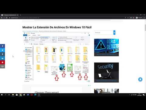 Video: Cómo Mostrar Todas Las Extensiones De Archivo