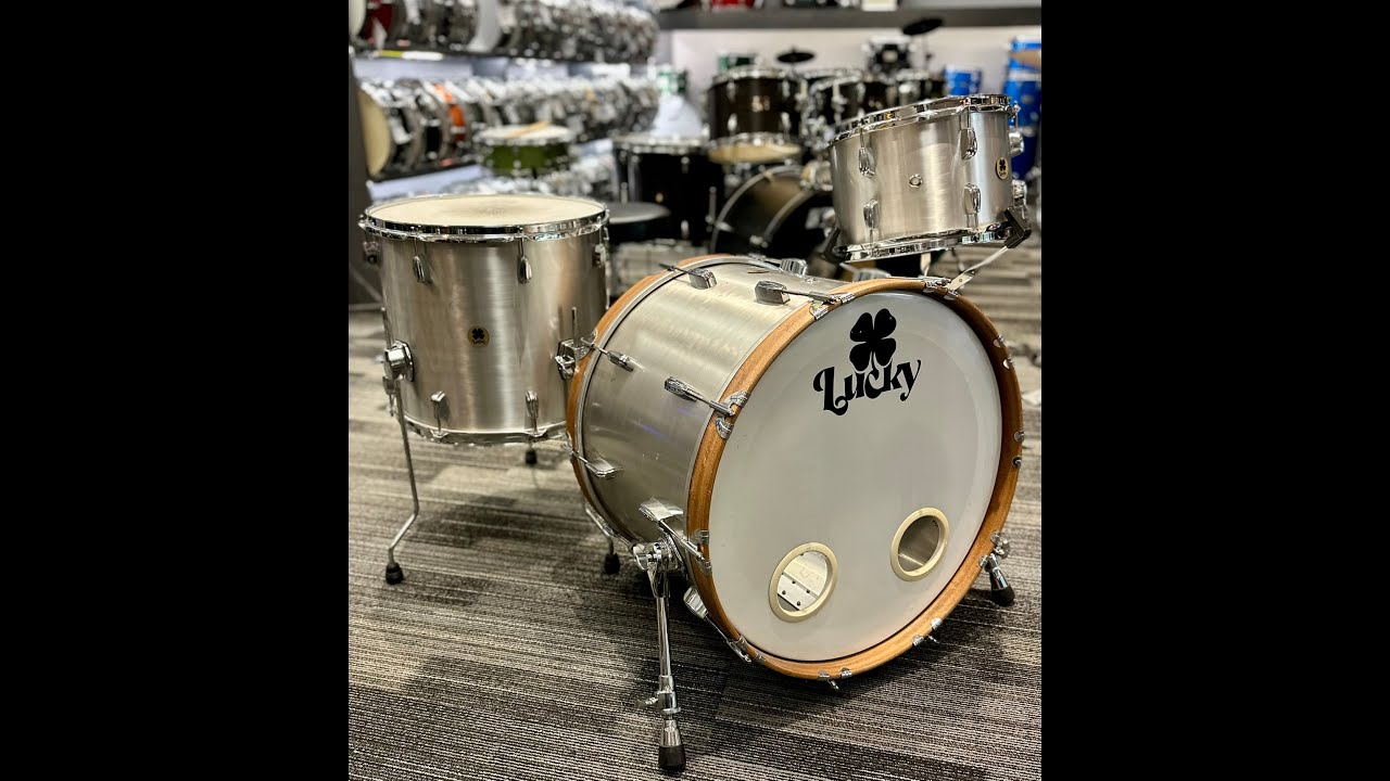 Lucky Drum Company Aluminum Drum Kit Demo YouTube
