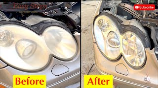 5 Minutes Easy Fix To Foggy Headlights | How To Restore Foggy Headlights? | How To Clean Headlights