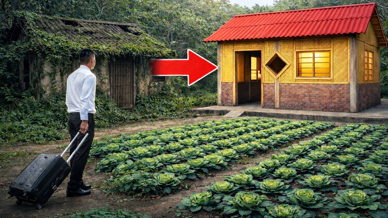 Leaving the City for the Forest: Young CEO renovates Old House, Catch the Fish and dry them