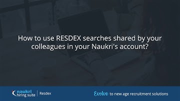 How to use database searches shared by your colleagues in your Naukri recruiter account