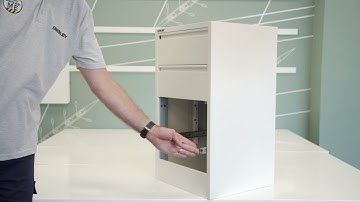 Bisley: Removing and reattaching a drawer in a Home Filer