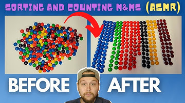 ASMR- Sorting and Counting M&Ms