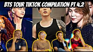 BTS Tour Tiktok Compilation Pt 4.2  (Las Vegas, Stanford, Amas, Nike, Oreo) Arirang💜 (Reaction)