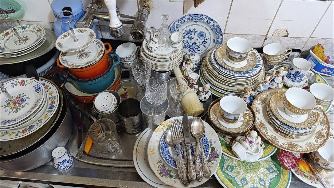 Wash Away Your Anxiety 🫧 | Nightly Kitchen Reset ASMR (No Talking) 🌙✨