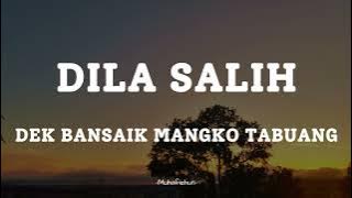 DILA SALIH  - DEK BANSAIK MANGKO TABUANG || LIRIK LAGU MINANG