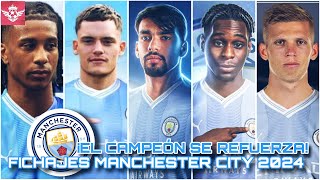 Los FICHAJAZOS que Quiere el CAMPEÓN Manchester CITY para la Siguiente Temporada 2024/25