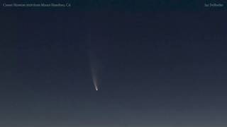 Comet Neowise 2020 - Mount Hamilton, CA - Time lapse - July 11th