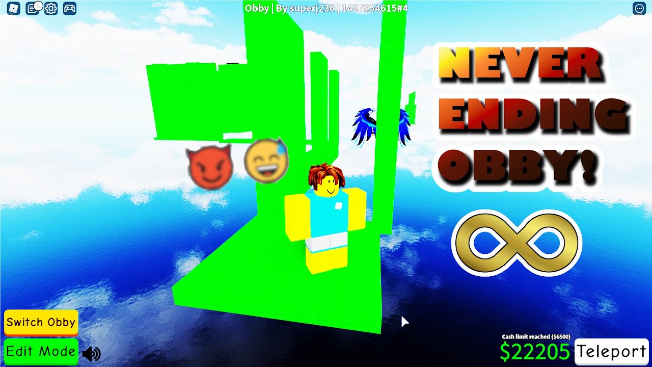 How To Make A Never Ending Obby In Obby Creator Roblox Superj Youtube
