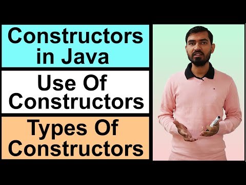 Constructors in Java | Use of Constructors | Types of Constructors (with example) Hindi