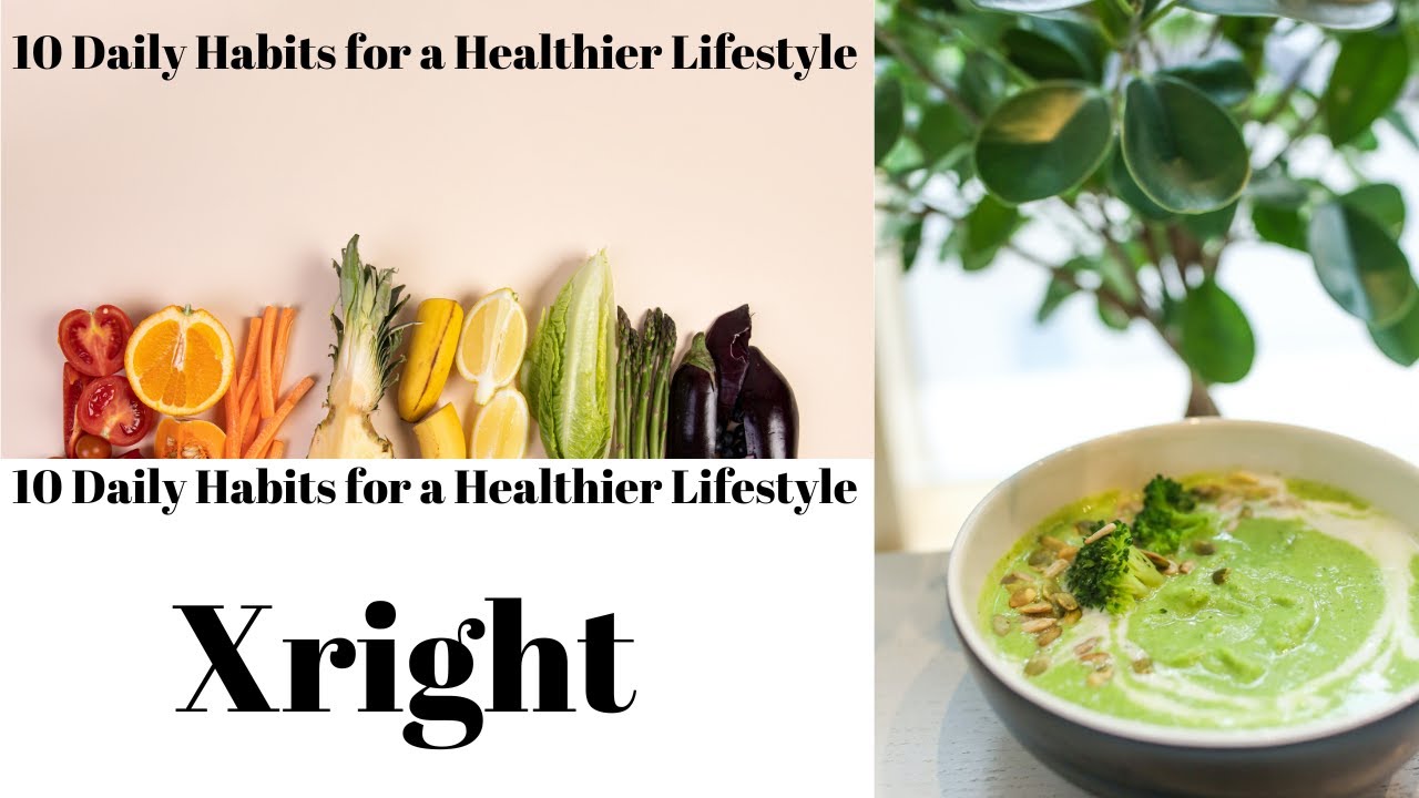 10 Daily Habits for a Healthier Lifestyle - YouTube