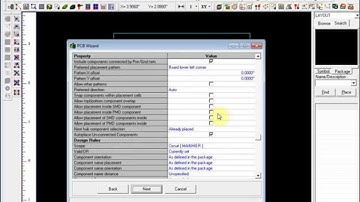 Complete layout design using PCB Wizard in EDWinXP