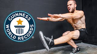 Most Pistol Squats In 30 Seconds. World Record | Can You Break It?