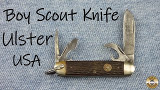 Pocket Knife Restoration  Boy Scout Knife Ulster USA