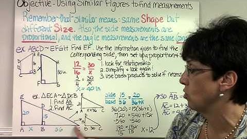 Using Similar Figures to find Measurements