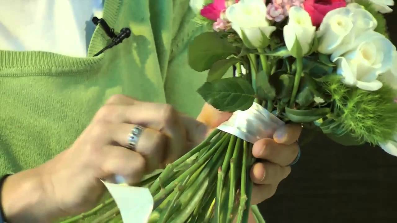 Ramo de novia tallos naturales Completo - YouTube
