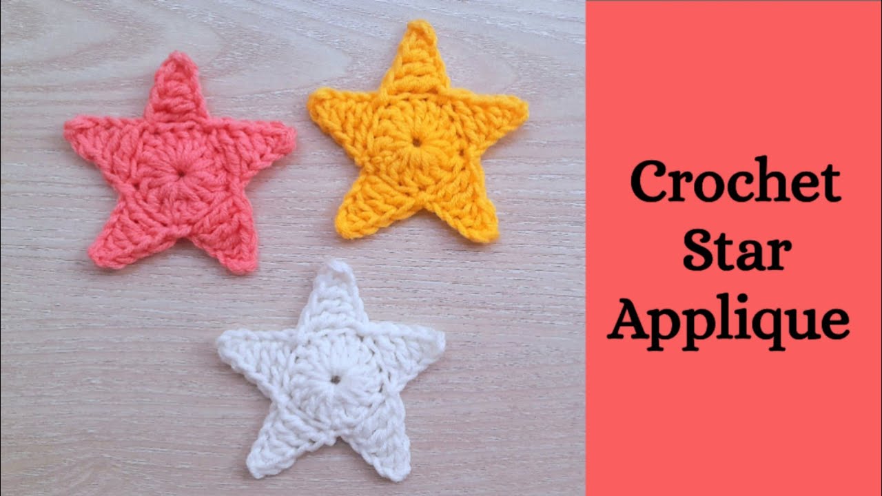 Crochet Star Pattern | Crochet Star Applique