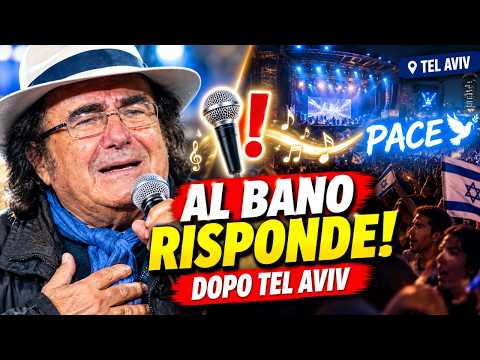 Video Un altro shock per Al Bano: pesanti critiche durante un concerto a Tel Aviv, e la sua risposta