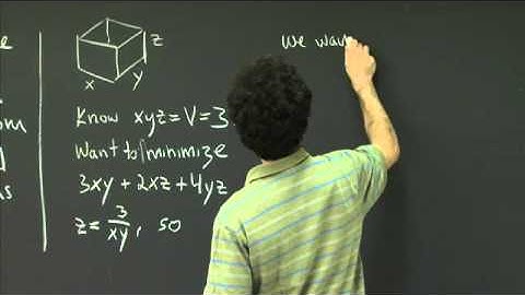 Max/Min | MIT 18.02SC Multivariable Calculus, Fall 2010