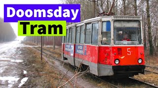 How This Iconic Red Soviet Tram Survives On The Remains Of A Fallen Empire