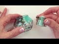 Crystal Glass Pincushion by Cohana