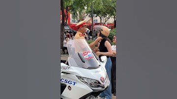 Trải nghiệm xe cảnh sát giao thông tại vinh quang công an nhân dân Việt Nam #shorts #short #csgt