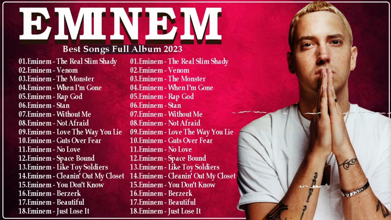 Eminem Greatest Hits Full Album 2023   Best Rap Songs of Eminem   New Hip Hop RB Rap Songs 2023