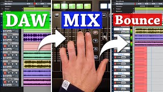 How to Mix Multitracks on M32/X32 from DAW and record back to DAW while Mixing