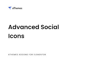 Advanced Social Icons Widget for Elementor