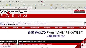 How To Register For A Forum & Edit Your Forum Signature