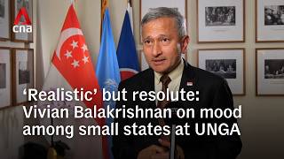 ‘Slightly encouraged’: Vivian Balakrishnan reflects on a hectic UN General Assembly