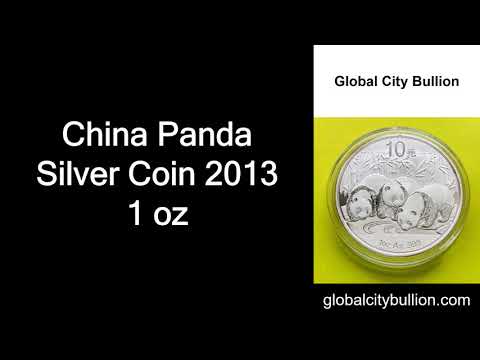 China Panda Silver Coin 2013 1 Oz