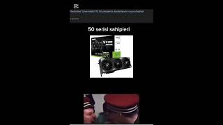 Rtx 5000 serisi ekran kartı kullananlar çok mutlu#shorts#nvida#gpu#pc#gaming