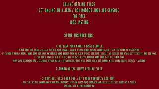 xblive offline files free jtag/rgh xbox 360 lasting no more buying stealth servers spread around