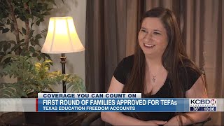 First round of families approved for Texas Education Freedom Accounts