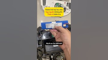 Robot hút bụi lau nhà sụp nguồn không lên nguồn - Kiểm tra pin, vệ sinh tiếp điểm Ecovac deebot