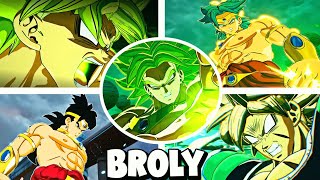 DRAGONBALL SPARKING ZERO - BROLY (ULTIMATE ATTACKS,SUPER,TRANSFORMATIONS AND KI CHARGE AURAS)
