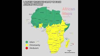 Largest Religious Group In Each Country Of Africa