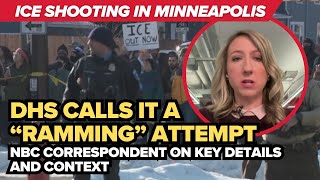 NBC correspondent breaks down DHS statement in Minneapolis ICE incident
