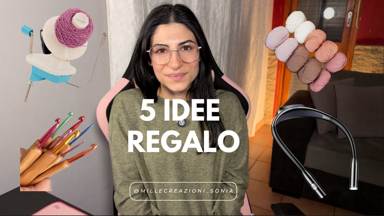 5 idee regalo per chi lavora a uncinetto 🧶